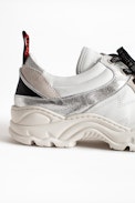 Blaze Metallic Sneakers - Women’s silver-tone running shoes