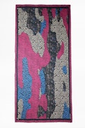 Maxy Patchwork Coeurs Scarf - Women's printed scarf.