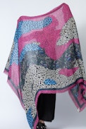 Maxy Patchwork Coeurs Scarf - Women's printed scarf.