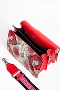 Lolita Wild Bag - Women’s python-print leather bag.