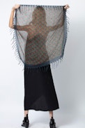 Noe Monogram Scarf - Women’s printed cashmere scarf.