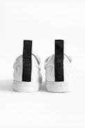 ZV1747 Leather Sneakers - Men’s white leather sneakers.