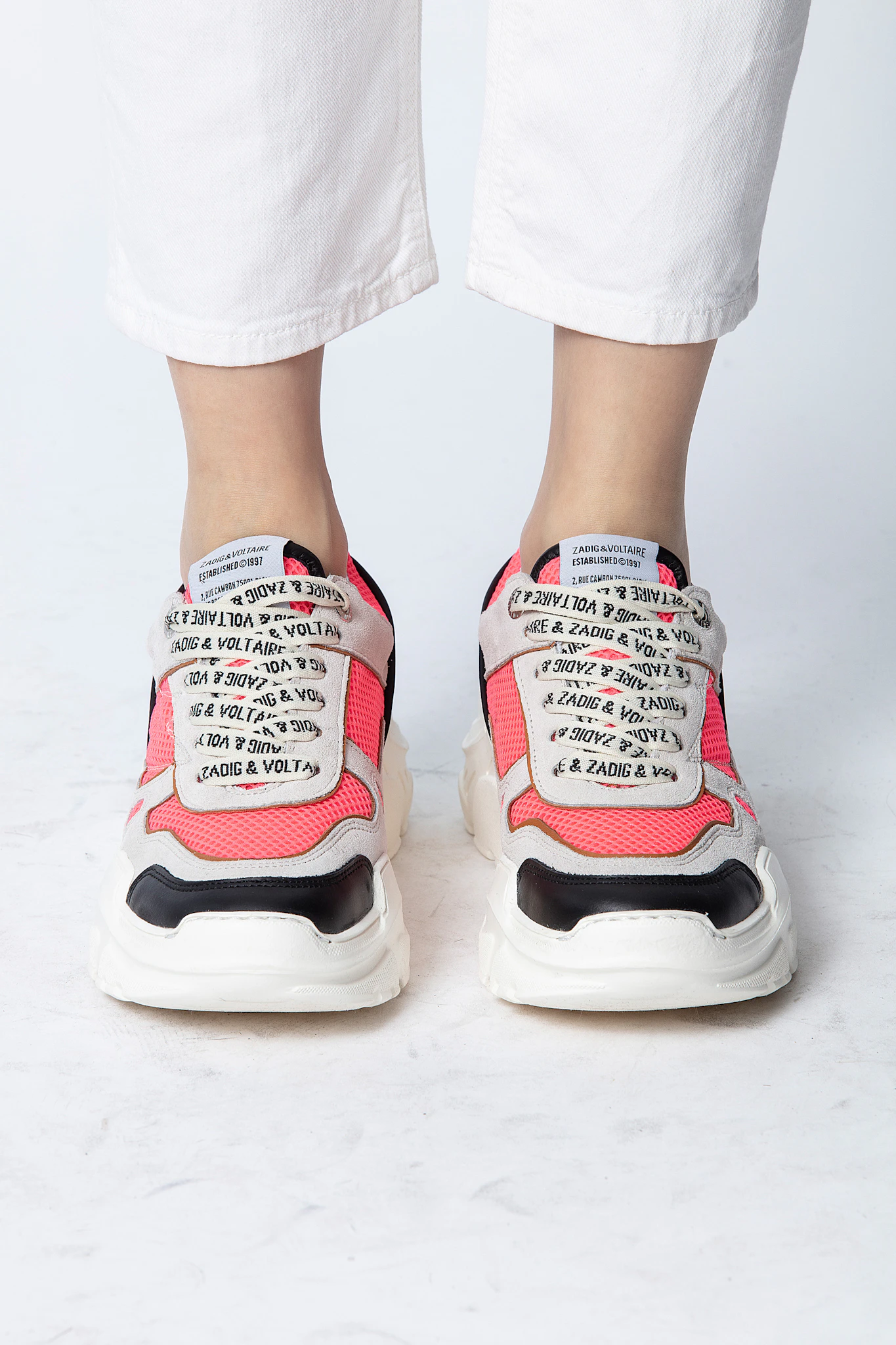 zadig & voltaire women's future lace up sneakers