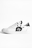 ZV1747 Board Jormi Sneakers - Women’s white leather low-top sneakers
