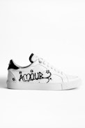 ZV1747 Board Jormi Sneakers - Women’s white leather low-top sneakers