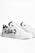 ZV1747 Board Jormi Sneakers - Women’s white leather low-top sneakers
