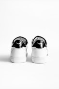 ZV1747 Board Jormi Sneakers - Women’s white leather low-top sneakers