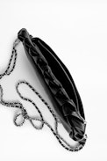 Rock Party Jewel Clutch - Women’s black lambskin leather clutch.