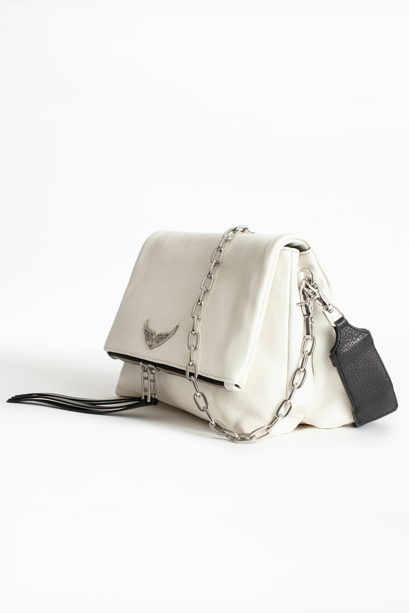 Sac Zadig Et Voltaire Rocky Blanc Rocky Grained Bag - bag women | Zadig&Voltaire