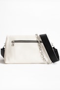 Rocky Grained Bag - Women’s white bag in grained leather.