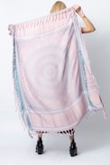 Babel Sparkle Scarf - Women’s rosette motif scarf.