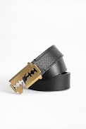 Ceinture Blade - Ceinture noire homme en cuir