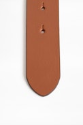 Cinturón Blade - Cinturón color camel de piel para hombre