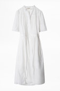 Rosary Lace Dress - Women’s long white dress.