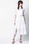 Rosary Lace Dress - Women’s long white dress.