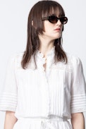 Rosary Lace Dress - Women’s long white dress.