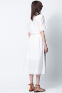 Rosary Lace Dress - Women’s long white dress.