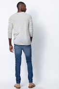 David Jeans - Men’s blue slim-fit jeans.