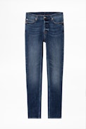 David Jeans - Men’s blue slim-fit jeans.