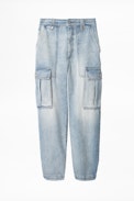 Pantalon Pilote Denim Show - Pantalon en jean femme