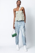 Pantalon Pilote Denim Show - Pantalon en jean femme