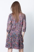 Vestido Rimo Print Mandala - Vestido negro estampado para mujer.