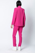 Panda Satin Pants - Women’s pink pants.