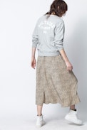 June Leo Print Skirt - Women’s leopard-print skirt.