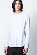 Chemise Torrol - Chemise bleue homme en coton.