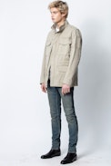 Bernard Parka - Men’s khaki short parka.