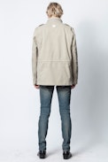 Bernard Parka - Men’s khaki short parka.