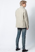 Bernard Parka - Men’s khaki short parka.