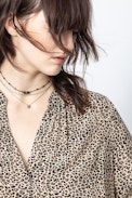 Tink Mini Leo Tunic - Women’s leopard-print tunic.