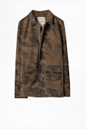Blouson Blaken Camou - Blouson kaki homme motif camouflage.