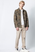 Blouson Blaken Camou - Blouson kaki homme motif camouflage.