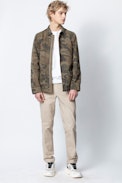 Blouson Blaken Camou - Blouson kaki homme motif camouflage.