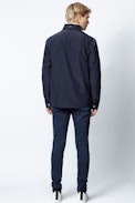 Beth Jacket - Men’s navy blue jacket.