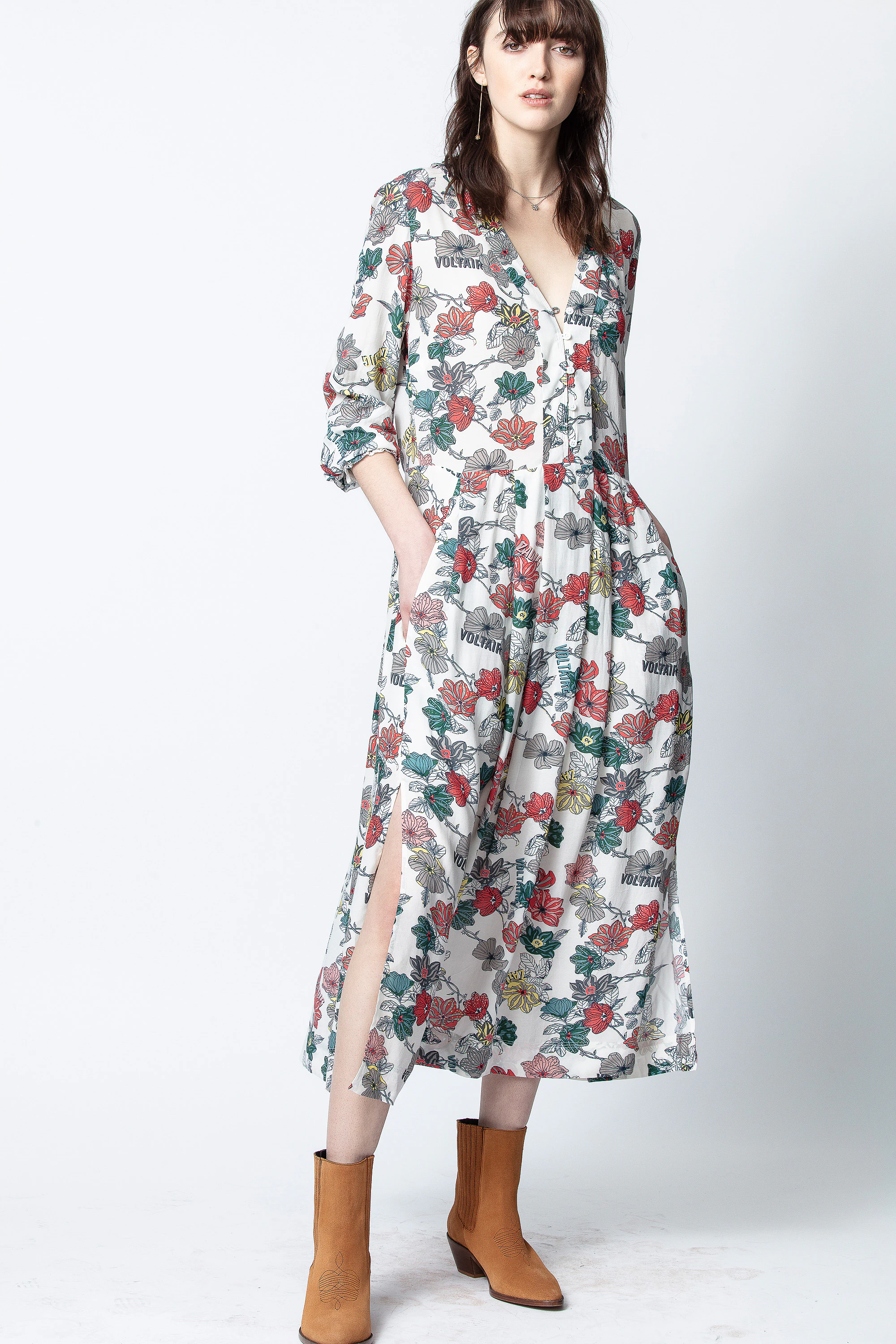 Robe Zaftique Ruban Roses Violet/noir - Tailles Plus (4Z-6Z / 28-36 / 4X-6X), Neuve