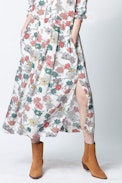 Roux Print Flower Dress - Women’s long printed dress.
