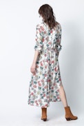 Roux Print Flower Dress - Women’s long printed dress.