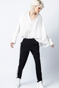 Paula Band Pants - Women's black pants.