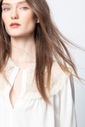 Chemise Soie Courtney - Chemise blanche femme.