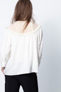 Chemise Soie Courtney - Chemise blanche femme.