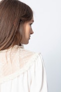 Chemise Soie Courtney - Chemise blanche femme.