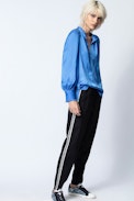 Titu Satin Tunic - Women’s blue tunic.