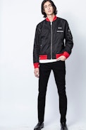 ZV X Schott Jacket - Zadig&Voltaire X Schott men’s black bomber jacket