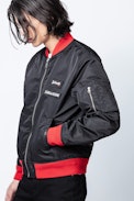 ZV X Schott Jacket - Zadig&Voltaire X Schott men’s black bomber jacket