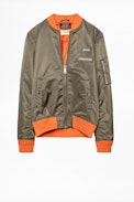 ZV X Schott Jacket - Schwarzer Herrenblouson Zadig&Voltaire X Schott aus Leder.