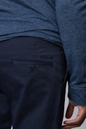 Pantalon Pit - Pantalon chino bleu marine homme.