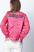 Ben Jacket - Women’s pink bomber jacket.